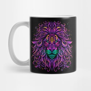 Lion vintage face Mug